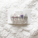 clear gold barrette💐