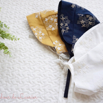 刺繍のベビーボンネット♡