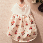 犬服 ハンドメイド 花柄ワンピース