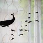 《再販》北欧調モビール【クジラと小魚】