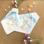 結婚祝いにも！ペア order 新郎⇄新婦へ♡メッセージハンカチ