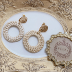 I.ラタンドーナツピアス 再販