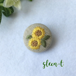 ひまわり🌻ミニブローチ