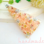 ふんわりカラー紫陽花＊きらめきバレッタ