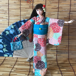 ジェニー・momoko  浴衣 百花
