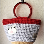 ※chie&pocchi様　お取置き作品です FB 裂き編み bag