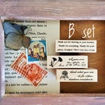 No.712 *petit*choco* お花と文字スタンプセット B