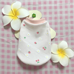 ワンちゃんのお洋服ฅ´•ᴥ•`ฅいちご&チェリー柄＊犬服