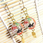 夏祭り*金魚・ヨーヨー・花火*ガラスドーム*風鈴ピアス→イヤリング・樹脂ピアス 変更可