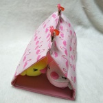 バードテント  ウロコインコ 二羽までサイズ フラミンゴ
