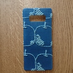 *受注製作*ミナペルホネン*メラ ライトブルー*mina perhonen*iPhoneケース*iPhoneカバー*スマホケース*スマホカバー