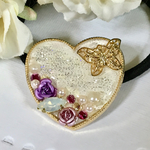 🌟2周年記念感謝作品🌟薔薇の園ヘアゴム 