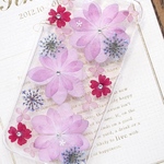 【#242】iphone・スマホ　＊押し花ケース＊（送料無料）