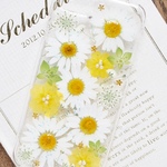 【#324】＊送料無料 ＊押し花スマホケース＊iPhoneケース押し花＊koko＊ノースポール