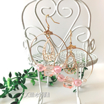 甘可愛い♡sweetピンクのフープピアス