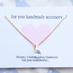 【sale】しずくスワロフスキー　ネックレス