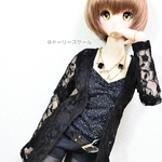 ロングカーディガンの型紙