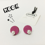 ちびまるパールピアス(大)