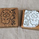 消しゴムはんこ★ＴＨＡＮＫ　ＹＯＵひつじ