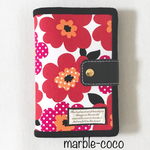 ⭐️北欧フラワー⭐️母子手帳ケース／お薬手帳ケース／通帳ケース