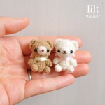【チョコ様オーダー品】*小さなふわふわくまちゃんツインズ*