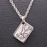 シルバー925　イニシャル「Y」ネックレス　Grand Galleria