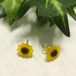 小さい♡ひまわりピアス(イヤリング)