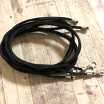 60cm スエード 革紐 ネックレス BK  5本セット 