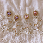 bijou rose pierce - silver