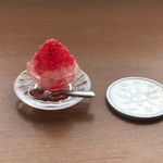 かき氷イチゴ