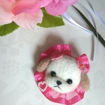 【ご依頼品】シーズーちゃん☆ブローチ