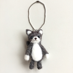 キジトラ猫 キーホルダー