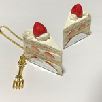  新 いちごのショートケーキキーホルダー