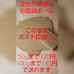 定形外郵便用 小型段ボール 50枚