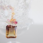 アメトリンの妖精ネックレス 14kgf