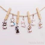 受注生産【おすわりいたちチャーム】全7カラー！