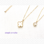 M size＊shell flower motif ﾈｯｸﾚｽ