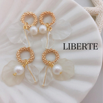リング花びらピアス♡