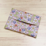 リバティ＊ポケットティッシュケース　ペイザンヌ　ピンク
