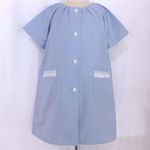ｈ様専用  前あきスモック　ダンガリー女の子　巾着付  2枚　