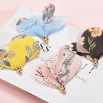  10個/ スカーフ柄♪タッセル♪ピアス　パーツ/イヤリング　パーツ/アクセサリー/パーツ/材料