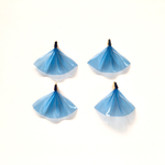 ♡プチサイズ4コセット♡  PVC タッセル　ブルー　0.3㎜