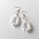 パールフープピアス