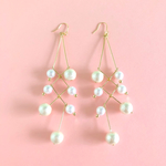 ゆらゆらモビールパールピアス