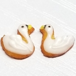 スワンのアイシングクッキーセット《 Ａ 》 (ミニチュアスイーツ)
