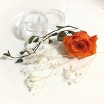 プリザーブド花材☆薔薇のブルー系セット☆ハーバリウム等に