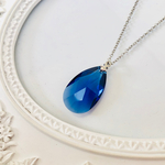 Swarovski 蒼のしずくネックレス