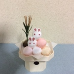 ちりめん細工・お月見だんご(3)
