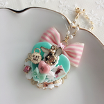 うさぎケーキミント♡バッグチャームorネックレス
