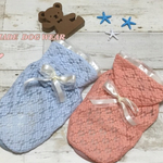  犬服   ［夏物新作！］リボン付き 刺繍レースパーカー♪